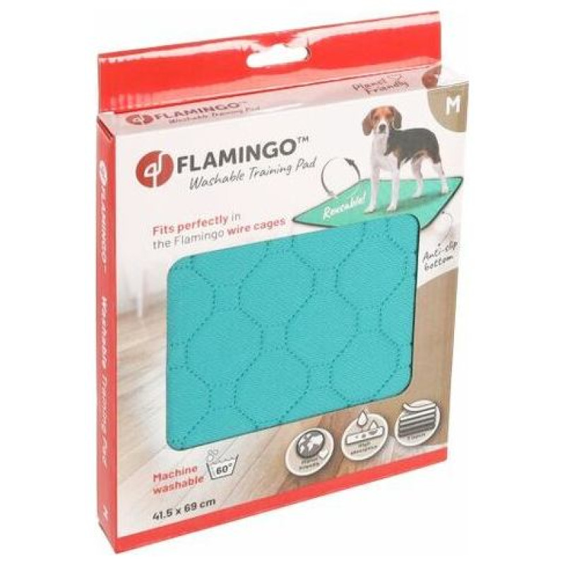 Flamingo TRAINING PAD GREEN M ANTISLIP 69x41,5cm  - apmācības paliktnis