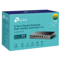 Tp-Link Switch|TP-LINK|TL-SG1005P-PD|Desktop/pedestal|5x10Base-T / 100Base-TX / 1000Base-T|PoE+ ports 5|TL-SG1005P-PD