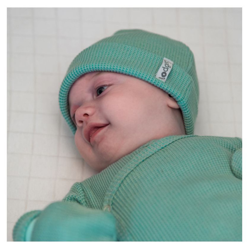 Lodger Beanie Ciumbelle bērnu cepurīte, Silt green, 12-24 mēn. - BE 080_12-24