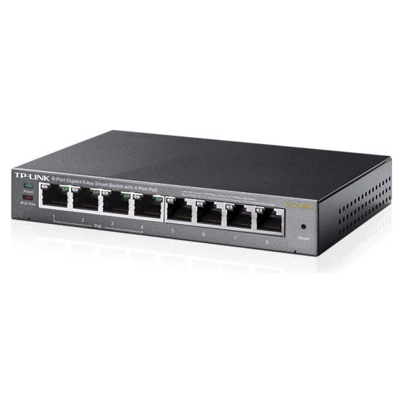 Tp-Link Switch|TP-LINK|PoE ports 4|TL-SG108PE