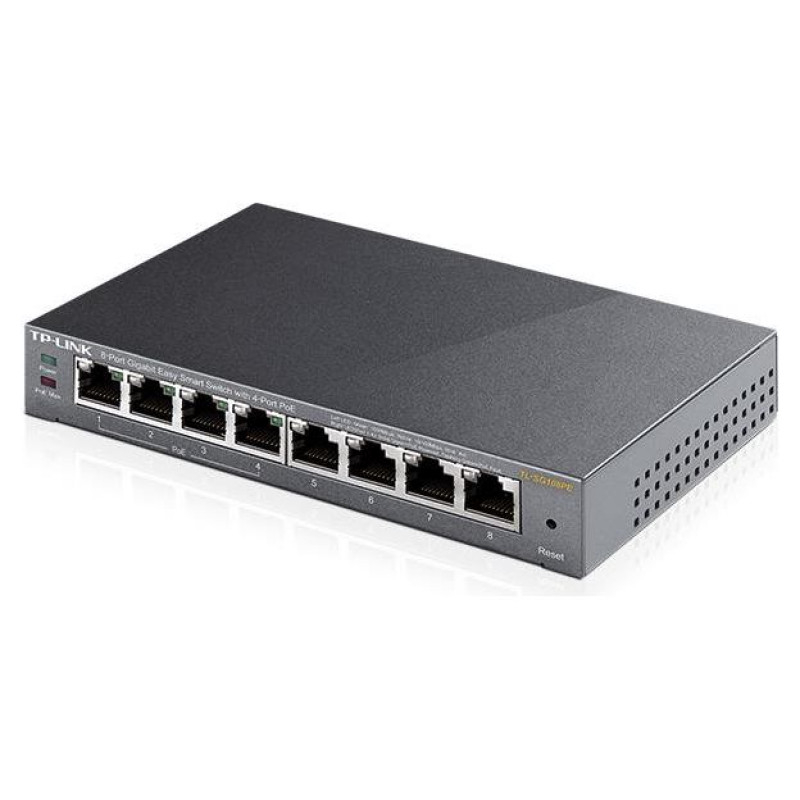 Tp-Link Switch|TP-LINK|PoE ports 4|TL-SG108PE