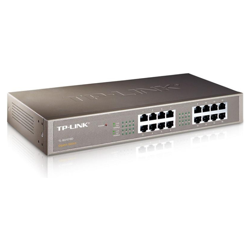 Tp-Link Switch|TP-LINK|16x10Base-T / 100Base-TX / 1000Base-T|TL-SG1016D