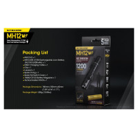 Nitecore FLASHLIGHT MH SERIES/1200 LUMENS MH12 V2 NITECORE