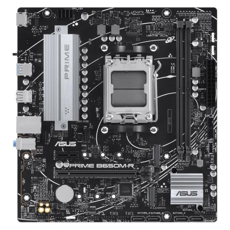 Asus Mainboard|ASUS|AMD B650|SAM5|Micro-ATX|Memory DDR5|Memory slots 2|1xPCI-Express 4.0 1x|2xPCI-Express 4.0 16x|2xM.2|1xHDMI|4xUSB 2.0|2xUSB 3.2|1xRJ45|3xAudio port|PRIMEB650M-R