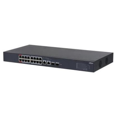 Dahua Switch|DAHUA|Type L2|Desktop/pedestal|Rack|PoE ports 16|CS4218-16ET-135
