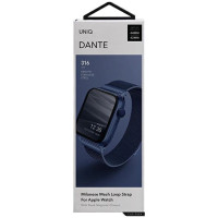 Uniq Dante Stainless Steel Strap for Apple Watch 1/2/3/4/5/6/7/8/SE/SE2 42/44/45mm - Blue