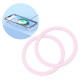 Joyroom set of metal magnetic rings for smartphone 2 pcs. pink (JR-Mag-M3)