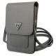 Guess Handbag GUWBSATMGR gray / gray Saffiano Triangle