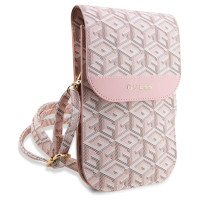 Guess Handbag GUWBHGCFSEP pink/pink GCube Stripe