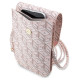 Guess Handbag GUWBHGCFSEP pink/pink GCube Stripe