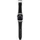 Karl Lagerfeld Saffiano Monogram strap for Apple Watch 38/40/41mm - black