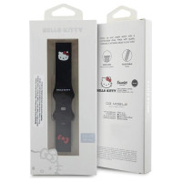 Hello Kitty Silicone Kitty Head strap universal 20mm - black