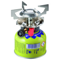 Meva Gas camping stove with gas cartridges (thread or valve) ATOS piezo igniter 1.8kW