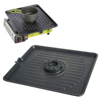 Meva Grill grate for a gas camping stove with a CAST IRON burner function