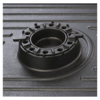 Meva Grill grate for a gas camping stove with a CAST IRON burner function
