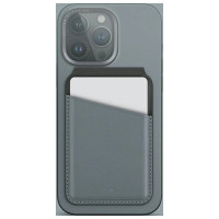Uniq Lyden DS magnetic RFID wallet with phone stand - blue and black