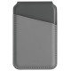 Uniq Lyden DS magnetic RFID wallet with phone stand - gray and black