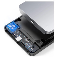 Ugreen CM300 70499 bay for 2.5'' SATA 3.0 6Gbps hard drive - gray + USB-C - USB-C cable 0.5m