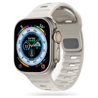 Tech-Protect IconBand Line Strap for Apple Watch 4 / 5 / 6 / 7 / 8 / 9 / SE / Ultra 1 / 2 (42/44/45/49 mm) - Beige