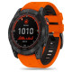 Tech-Protect IconBand Pro Strap for Garmin Fenix 3 / 5X / 3HR / 5X Plus / 6X / 6X Pro / 7X - Orange-Black