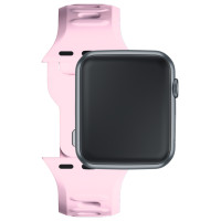 3Mk Protection 3mk Silicone Watch Strap for Apple Watch 42 / 44 / 45 / 49 mm - pink