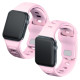 3Mk Protection 3mk Silicone Watch Strap for Apple Watch 42 / 44 / 45 / 49 mm - pink