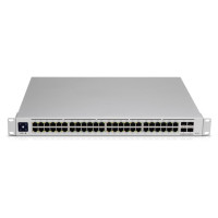 Ubiquiti Switch|UBIQUITI|USW-PRO-48-POE|Type L3|Rack|48x10Base-T / 100Base-TX / 1000Base-T|4xSFP|PoE+ ports 48|600 Watts|USW-PRO-48-POE