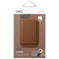 Uniq Lyden DS RFID Magnetic Wallet with Phone Stand - Brown