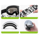 Qunature Panda Ski Goggles for Kids - Black/White