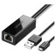 Ugreen 30985 external network card for Chromecast with micro USB / USB-A connectors 100Mb/s 1m - black
