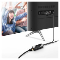 Ugreen 30985 external network card for Chromecast with micro USB / USB-A connectors 100Mb/s 1m - black