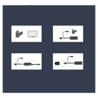 Ugreen 30985 external network card for Chromecast with micro USB / USB-A connectors 100Mb/s 1m - black