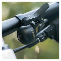 Rockbros 34210007001 bicycle bell for the left side of the handlebar - black