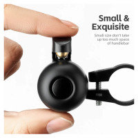 Rockbros 34210007001 bicycle bell for the left side of the handlebar - black