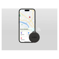 SBS Track My Circle Waterproof IP65 Locator Compatible with Apple Find My - Black