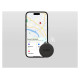 SBS Track My Circle Waterproof IP65 Locator Compatible with Apple Find My - Black