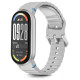 Tech-Protect Silicone Sport Strap for Xiaomi Smart Band 8 / 9 / 10 / NFC - Gray