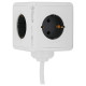 Tellur Power Cube Extended, Power strip 4 Outlets + 2xUSB ports, 1.5m cable white