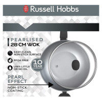 Russell Hobbs RH01709EU Pearlised wok 28cm