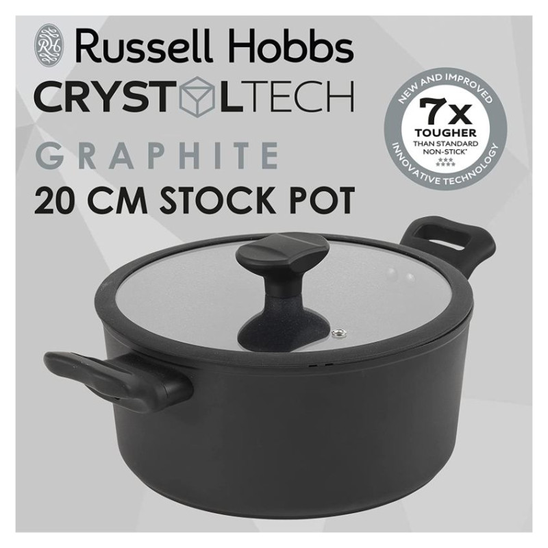 Russell Hobbs RH01863EU7 Crystaltech tall stockpot 20cm