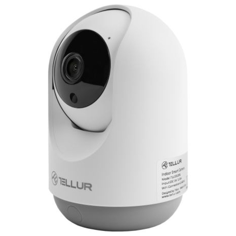 Tellur Smart WiFi Indoor Camera 3MP, UltraHD, Autotracking, PTZ white