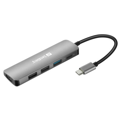 Sandberg 136-32 USB-C Dock HDMI+3xUSB+PD 100W