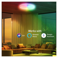 Tellur Smart WiFi Ceiling Light, RGB 24W, Round, White