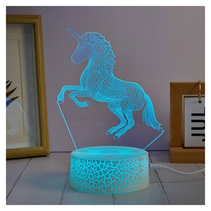 Manta SNL116RGB LED lamp Light decoration Horses RGB 3D