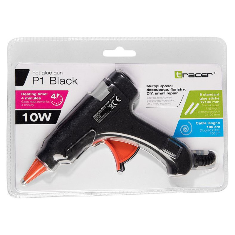 Tracer 46508  P1 Hot Glue Gun Black