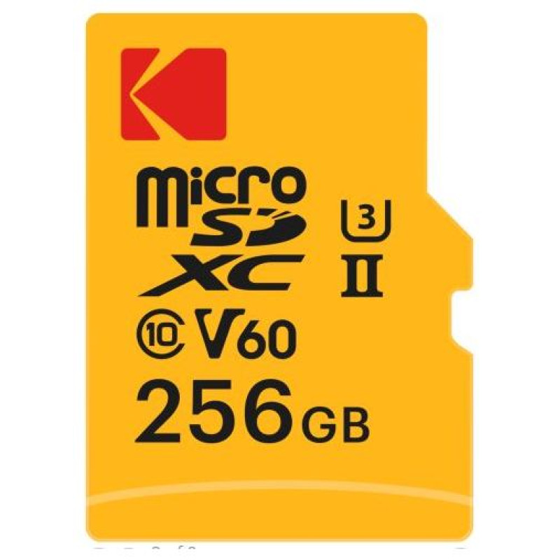 Kodak mSD 256GB UHS-II U3 A1 V60 Ultra Pro EKMSDM256GUHS2V1K
