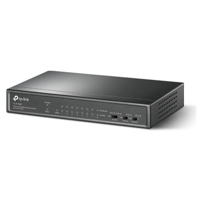 Tp-Link Switch|TP-LINK|Desktop/pedestal|9x10Base-T / 100Base-TX|PoE+ ports 8|TL-SF1009P