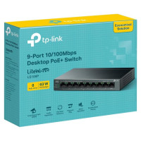 Tp-Link Switch|TP-LINK|LS109P|Desktop/pedestal|9x10Base-T / 100Base-TX|PoE+ ports 8|LS109P