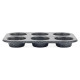 Salter BW07035BRMFOB Megastone 6 Cup Muffin Pan