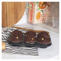 Salter BW07035BRMFOB Megastone 6 Cup Muffin Pan